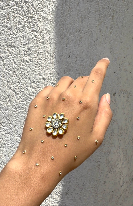 Kundan Mehndi set (both hands)