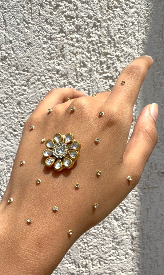 Kundan Mehndi set (both hands)
